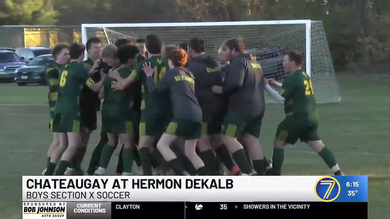 Hermon-DeKalb, Heuvelton Advance in Section X Class D Soccer