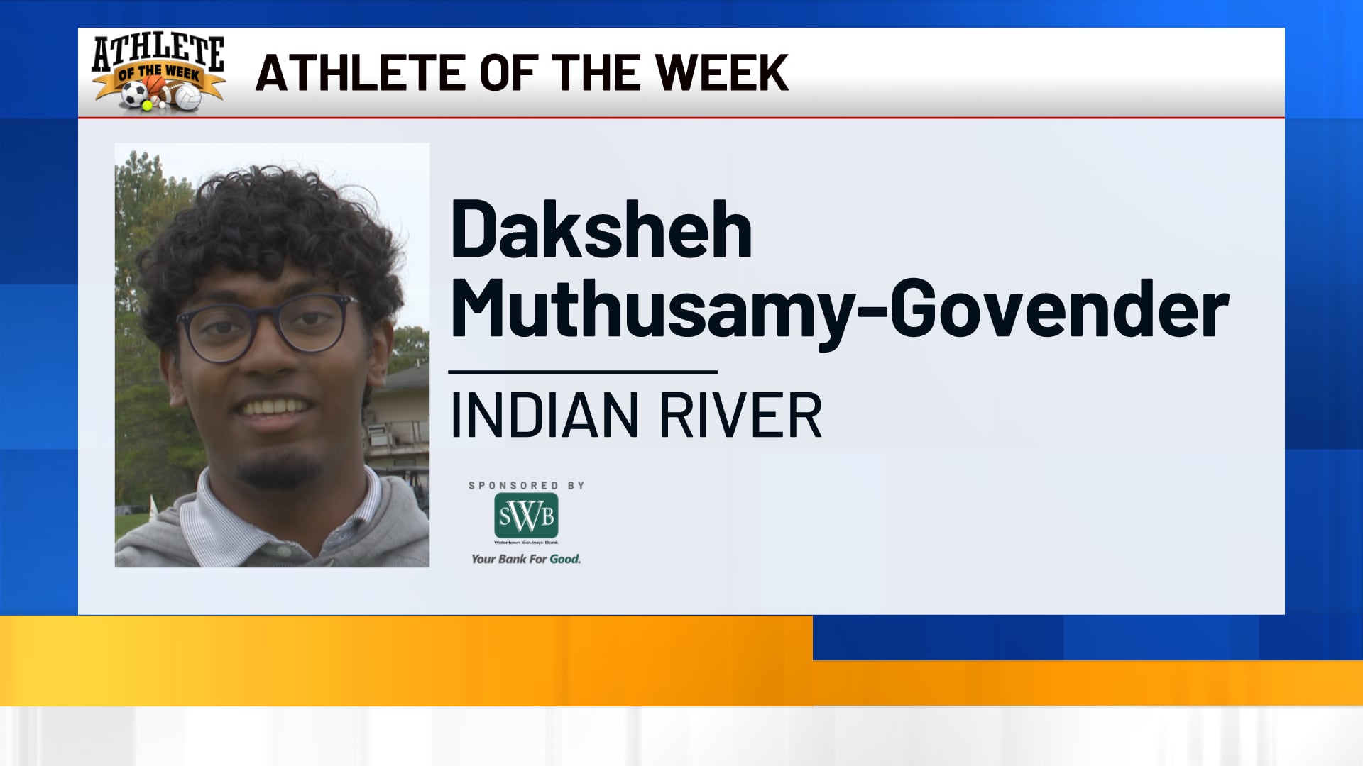 Daksheh Muthusamy-Govender Named North Country Athlete of the Week