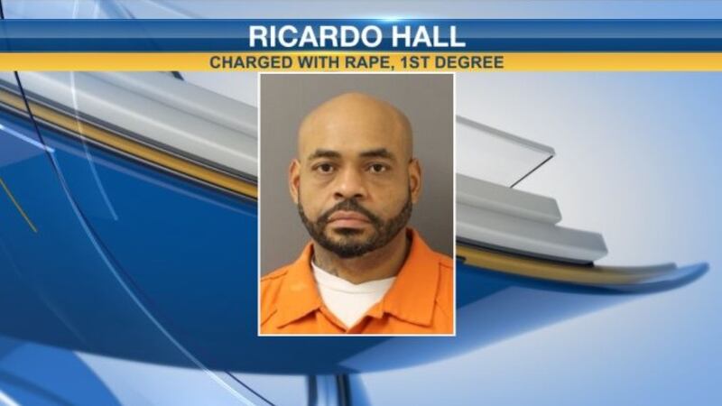 Police booking photo of Ricardo Hall