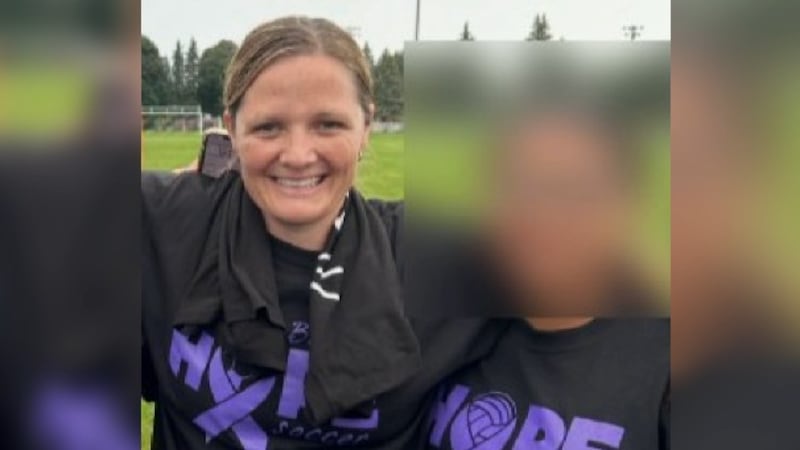 Amy O’Riley with her foster daughter