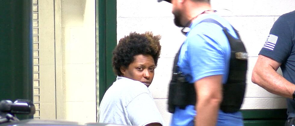 Terica Pearl Arrested; Woman arrested after dead baby girl found inside hearse at funeral home, police say Terrica Pearl arriving at the James Hayes Etowah County Detention Center