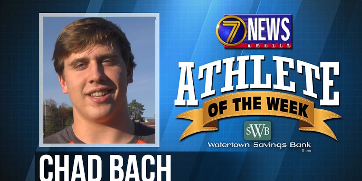 Chad Rach Athlete of the Week: Chad Bach