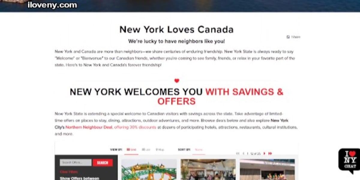 NY's new bid to woo Canadian tourists amid escalating trade war, ‘Lake America' rhetoric