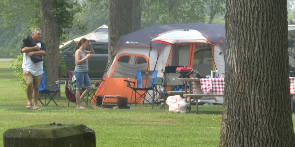 Campers cope with Canadian wildfire smoke