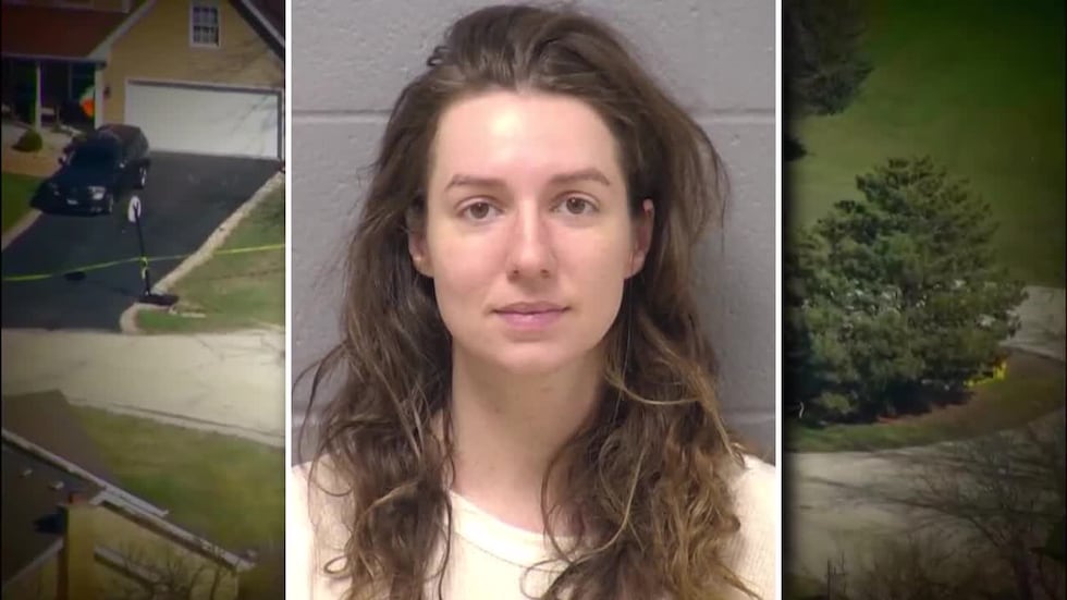 A woman is accused of shooting the father of her children, his mother and his stepfather.