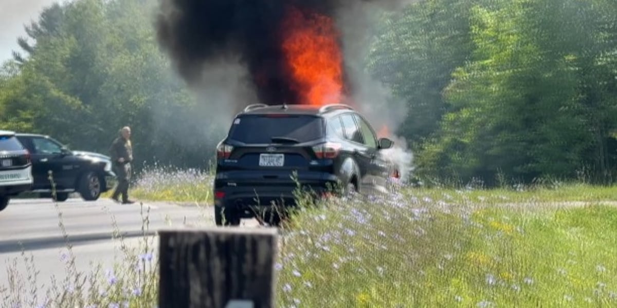 SUV goes up in flames on Wellesley Island days after purchase