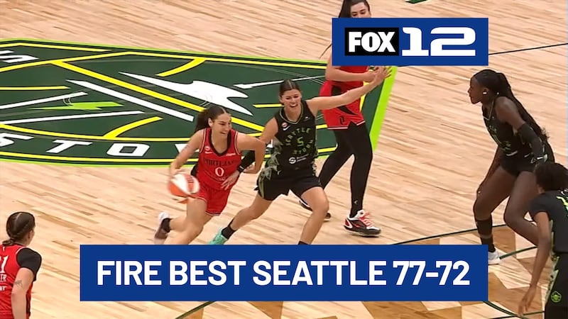 Carla Leite scored 20 points to lead the Portland Fire to a 77-72 victory over the Seattle...